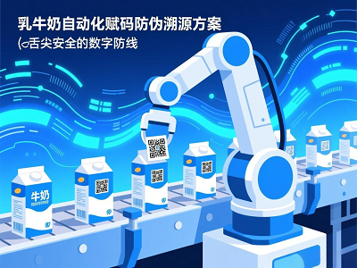 乳制品自动化赋码防伪溯源方案：构筑舌尖安全的数字防线