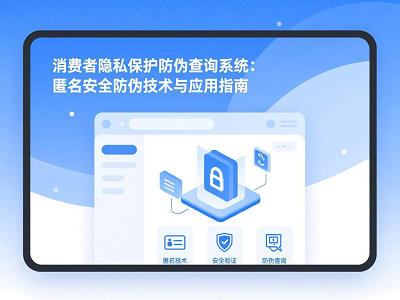 费者隐私保护防伪查询系统：匿名安全防伪技术与应用指南
