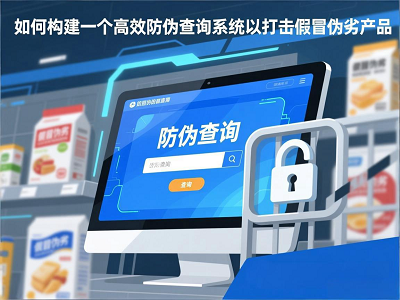 如何构建一个高效防伪查询系统以打击假冒伪劣产品？